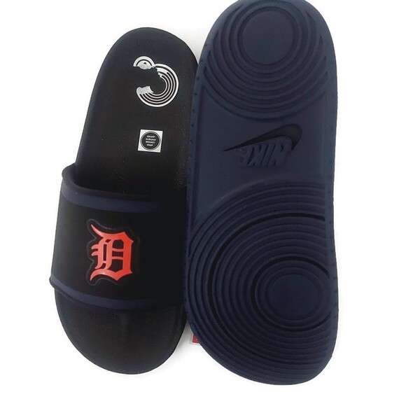 Nike Offcourt Slide Detroit Tigers Mens Size 9 Sandal Cushioned Strap Black main image 7